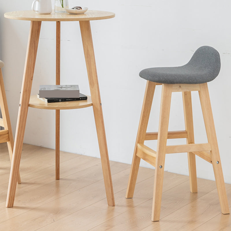 Tavolo da bancone moderno rotondo in legno Set tavolo da bar da 1/3 pezzi per bar