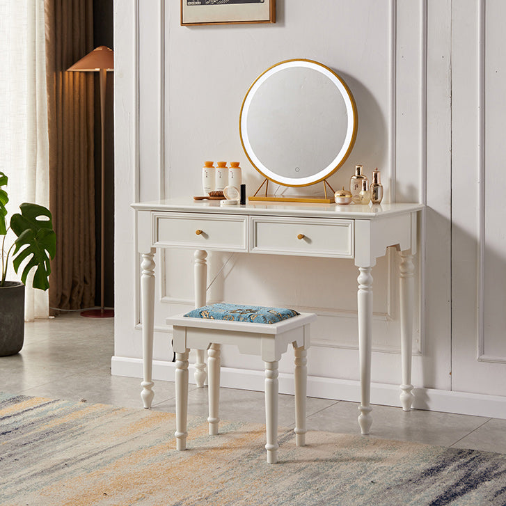 17.72 "brede ijdelheidsset met laden massief houten make-up ijdelheid