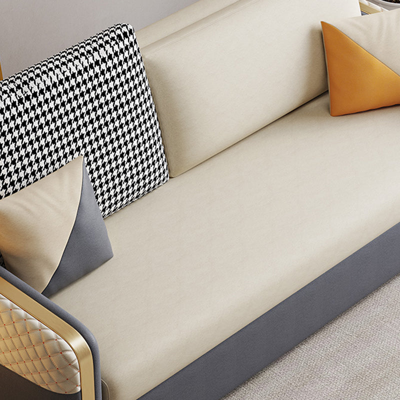 Divani per sonno posteriore cuscino bianco.