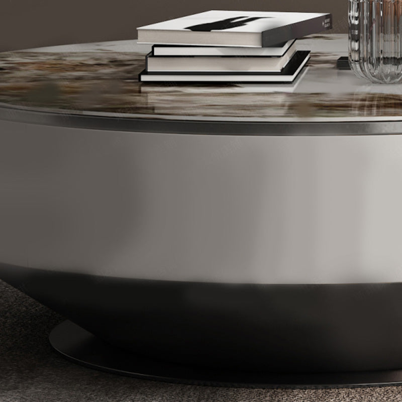 Glam Nesting Coffee Table Set Pedestal Coffee Table with Storage Drawers Clearhalo 'Coffee & Accent Tables' 'Coffee Tables' 'coffee_tables' 'furn' 'furn_coffee_tables' 'Furniture' 'Living Room Furniture' 7368198