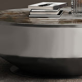 Glam Nesting Coffee Table Set Pedestal Coffee Table with Storage Drawers Clearhalo 'Coffee & Accent Tables' 'Coffee Tables' 'coffee_tables' 'furn' 'furn_coffee_tables' 'Furniture' 'Living Room Furniture' 7368198