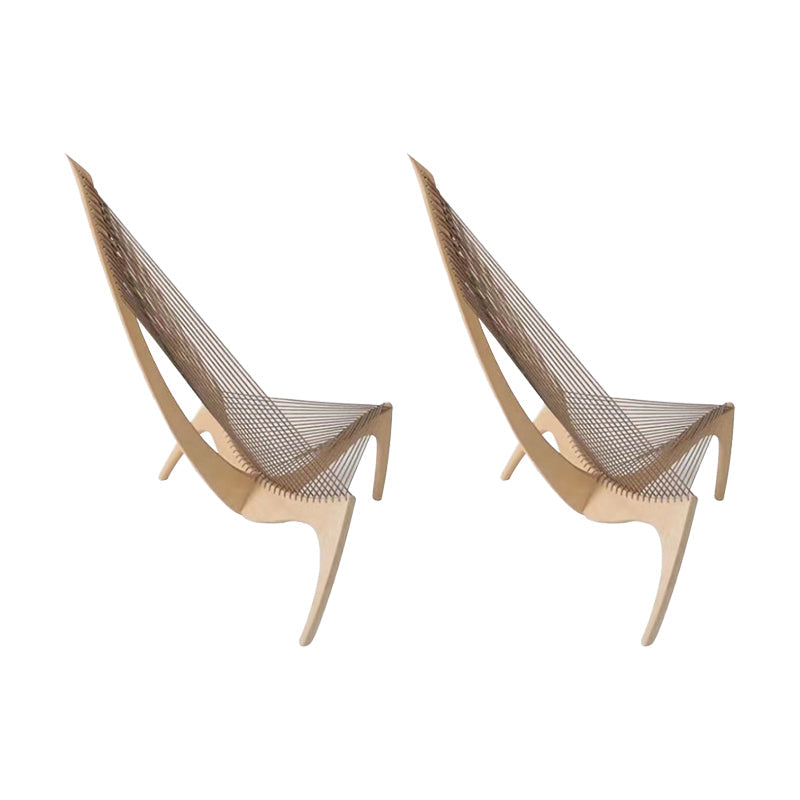 Modern Style Side Chair Solid Wood High Back Side Chair for Dining Room