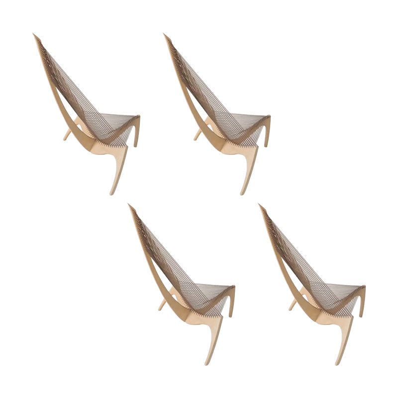 Modern Style Side Chair Solid Wood High Back Side Chair for Dining Room