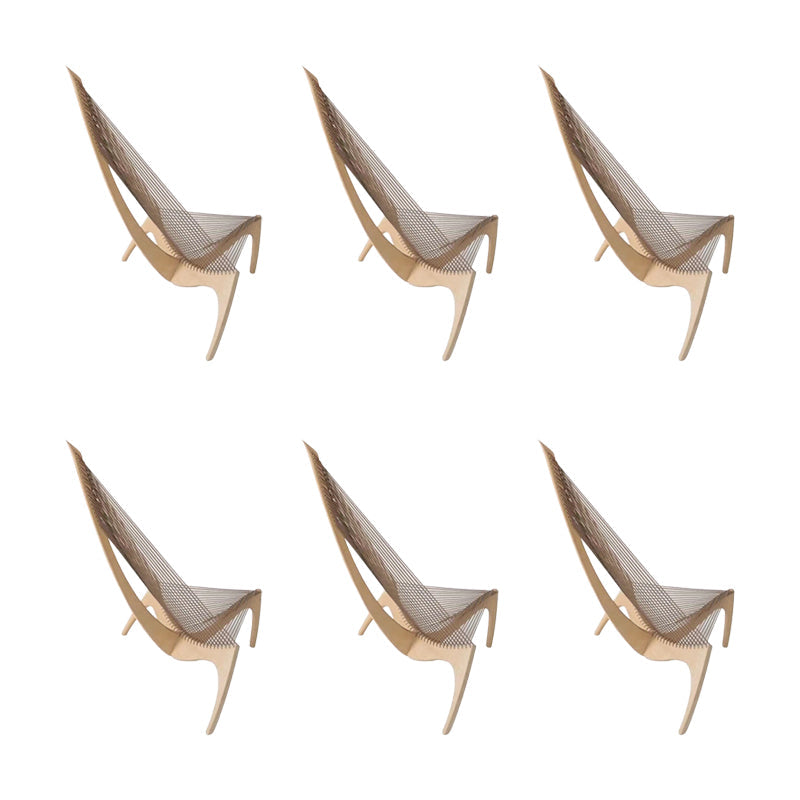 Modern Style Side Chair Solid Wood High Back Side Chair for Dining Room