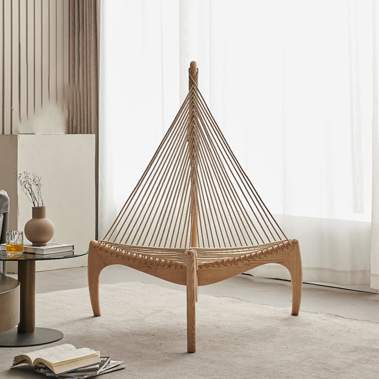 Modern Style Side Chair Solid Wood High Back Side Chair for Dining Room