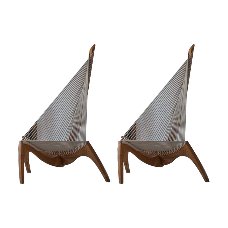 Modern Style Side Chair Solid Wood High Back Side Chair for Dining Room