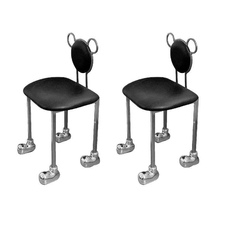 Chaise de bras sans bras rembourrée