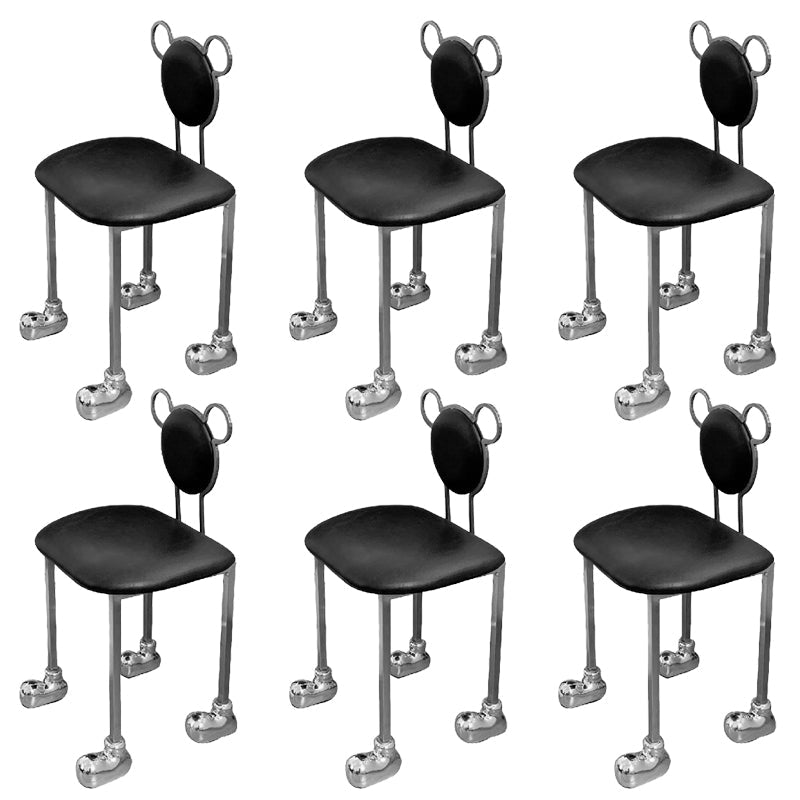 Chaise de bras sans bras rembourrée