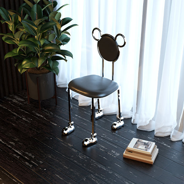 Chaise de bras sans bras rembourrée