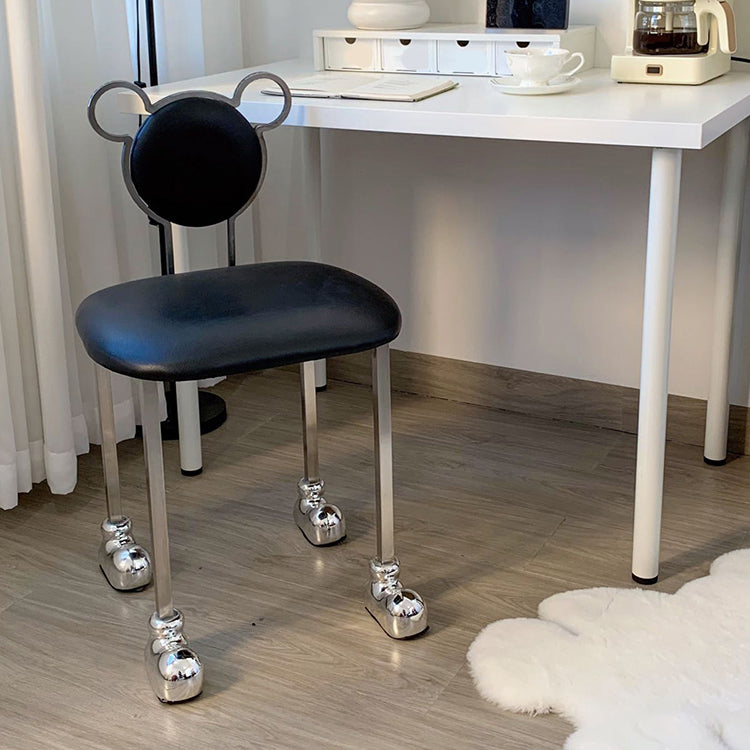 Chaise de bras sans bras rembourrée