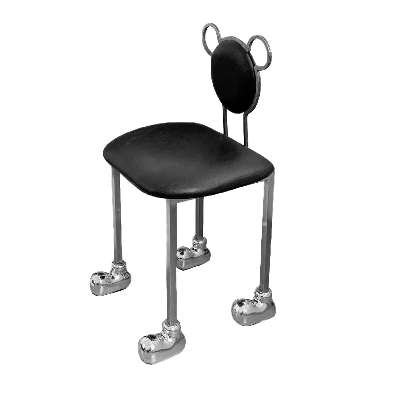 Chaise de bras sans bras rembourrée