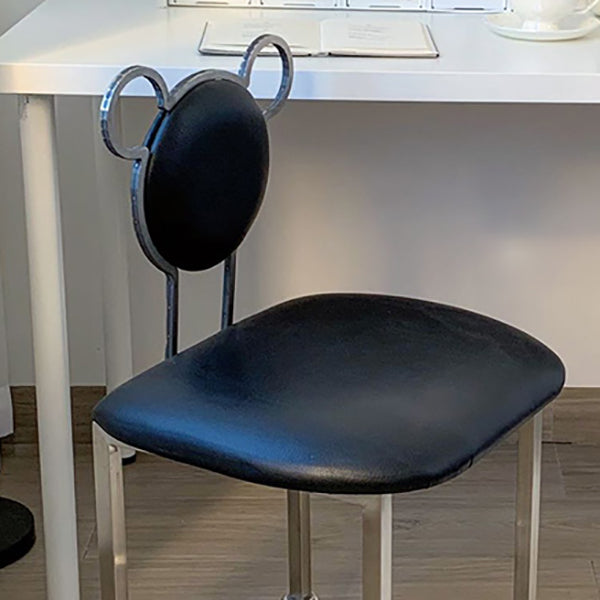 Chaise de bras sans bras rembourrée