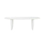 Rectangle White Indoor Dining Table Modern Dinette Table with Double Pedestal Clearhalo 'Dining Tables & Seating' 'Dining Tables' 'dining_table' 'furn' 'furn_dining_table' 'Furniture' 'Kitchen & Dining Furniture' 7369034