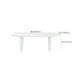 Rectangle White Indoor Dining Table Modern Dinette Table with Double Pedestal Clearhalo 'Dining Tables & Seating' 'Dining Tables' 'dining_table' 'furn' 'furn_dining_table' 'Furniture' 'Kitchen & Dining Furniture' 7369045