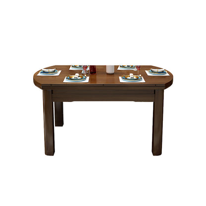 Massief houten moderne eetkamer diner keukentafel 4 poten eettafel