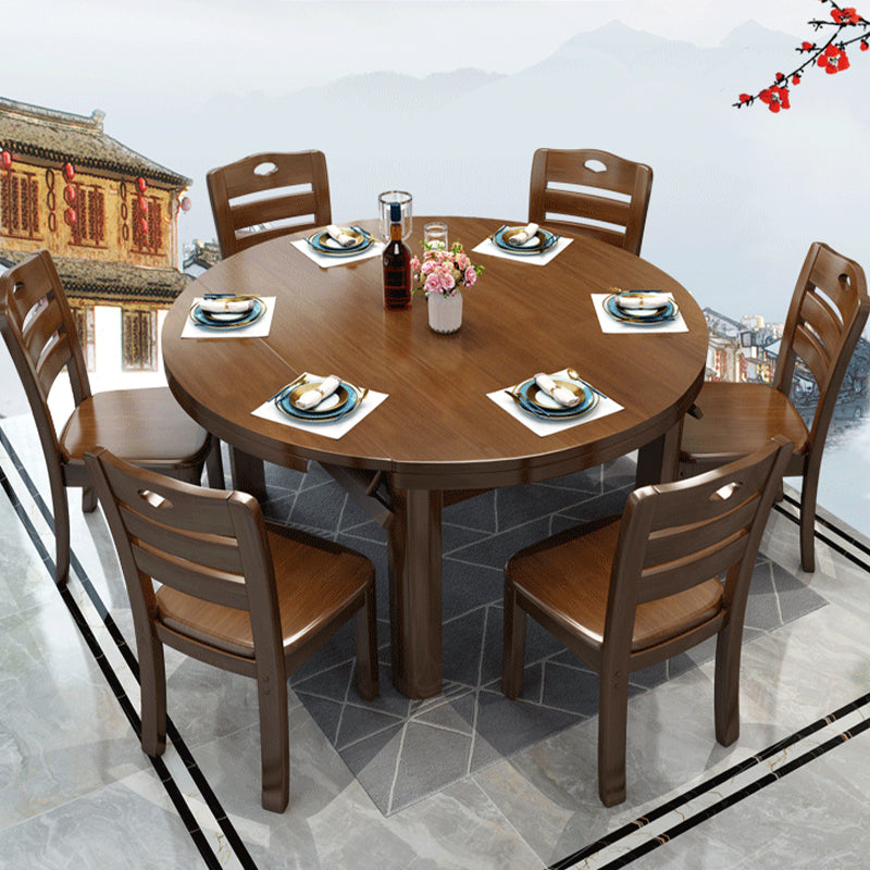 Massief houten moderne eetkamer diner keukentafel 4 poten eettafel