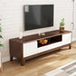 Scandinavian Media Console Solid Wood TV Console with Drawers Walnut White Clearhalo 'furn' 'furn_tv_stands_entertainment_centers' 'Furniture' 'Living Room Furniture' 'TV Stands & Entertainment Centers' 'TV Stands & Media Storage Furniture' 'tv_stands_entertainment_centers' 7369158