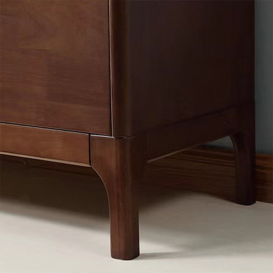 Scandinavian Media Console Solid Wood TV Console with Drawers Clearhalo 'furn' 'furn_tv_stands_entertainment_centers' 'Furniture' 'Living Room Furniture' 'TV Stands & Entertainment Centers' 'TV Stands & Media Storage Furniture' 'tv_stands_entertainment_centers' 7369164