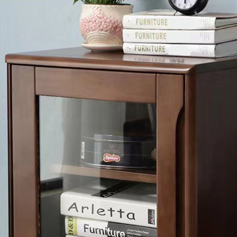 Scandinavian Media Console Solid Wood TV Console with Drawers Clearhalo 'furn' 'furn_tv_stands_entertainment_centers' 'Furniture' 'Living Room Furniture' 'TV Stands & Entertainment Centers' 'TV Stands & Media Storage Furniture' 'tv_stands_entertainment_centers' 7369166