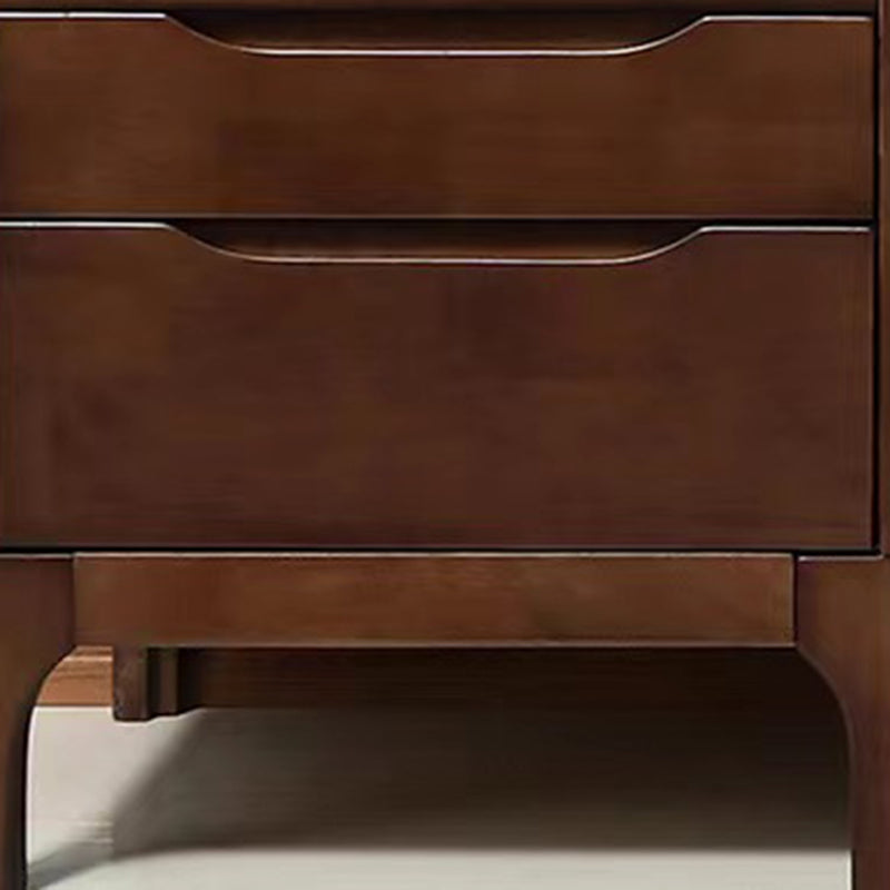 Scandinavian Media Console Solid Wood TV Console with Drawers Clearhalo 'furn' 'furn_tv_stands_entertainment_centers' 'Furniture' 'Living Room Furniture' 'TV Stands & Entertainment Centers' 'TV Stands & Media Storage Furniture' 'tv_stands_entertainment_centers' 7369167