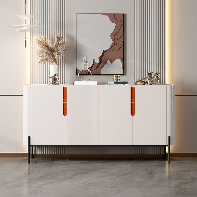Glam Buffet Server Stone Storage Dining Server con porte per sala da pranzo