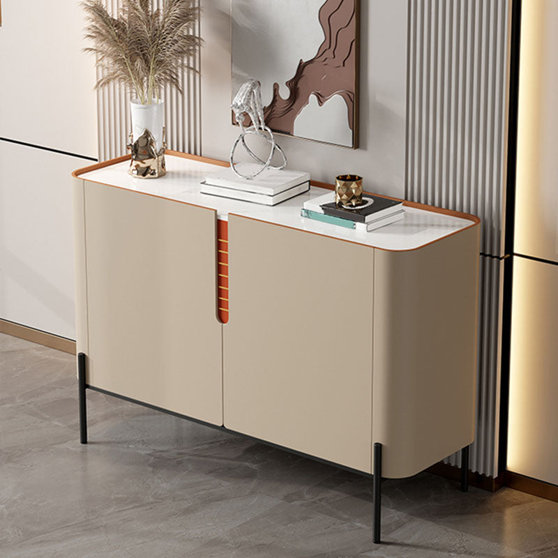 Glam Buffet Server Stone Storage Dining Server con porte per sala da pranzo