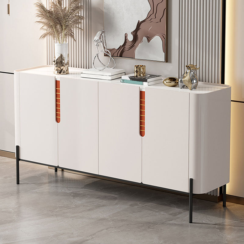 Glam Buffet Server Stone Storage Dining Server con porte per sala da pranzo