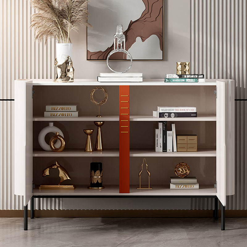 Glam Buffet Server Stone Storage Dining Server con porte per sala da pranzo