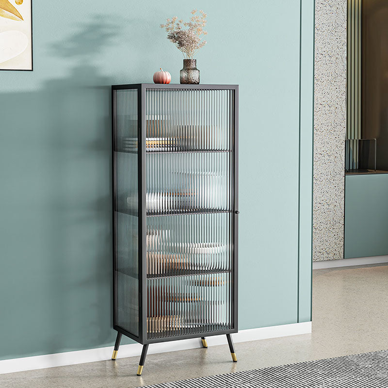 Glamstil Metal Station Buffet Ständer Glas Buffet Sideboard mit Tür