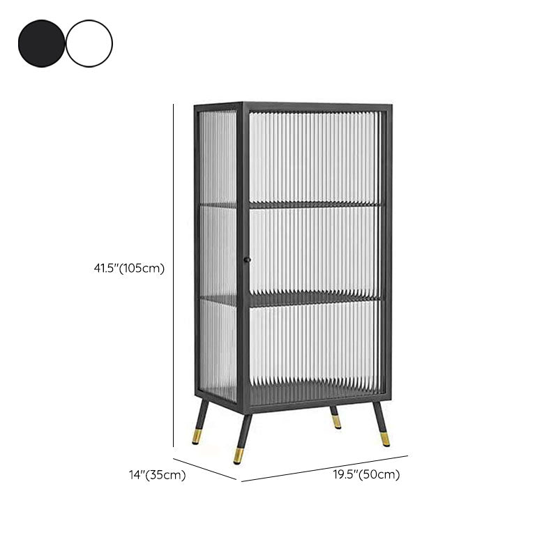 Glamstil Metal Station Buffet Ständer Glas Buffet Sideboard mit Tür