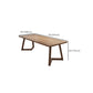 Modern Wood Writing Desk 29.53 "Desk de oficina rectangular de alto con base de trineo