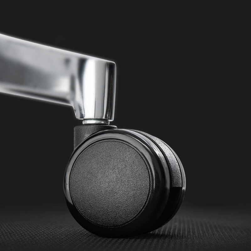 Chaise de bureau pivotante moderne en maille à bras rembourrée avec chaise d'appui