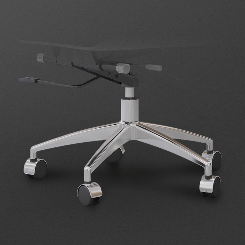 Chaise de gestion pivotante contemporaine chaise de bureau marron en cuir en cuir en cuir