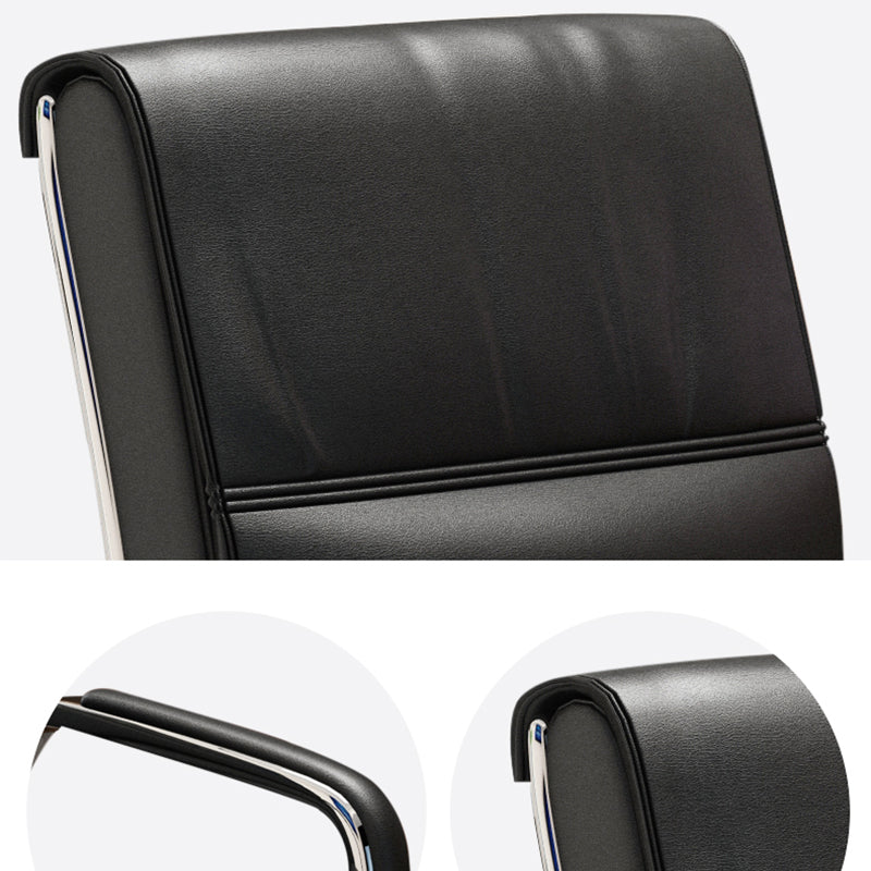 Chaise de back-office de milieu / haut moderne chaise de tâche de base en métal pour le bureau