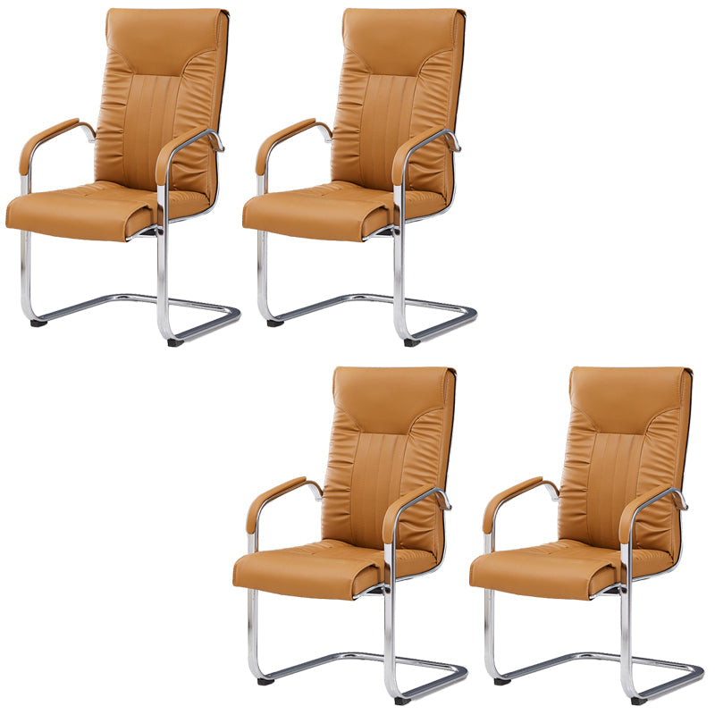 Chaise de back-office de milieu / haut moderne chaise de tâche de base en métal pour le bureau