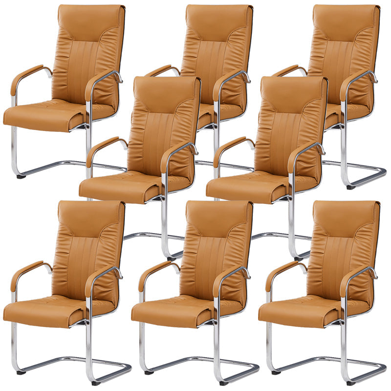 Chaise de back-office de milieu / haut moderne chaise de tâche de base en métal pour le bureau