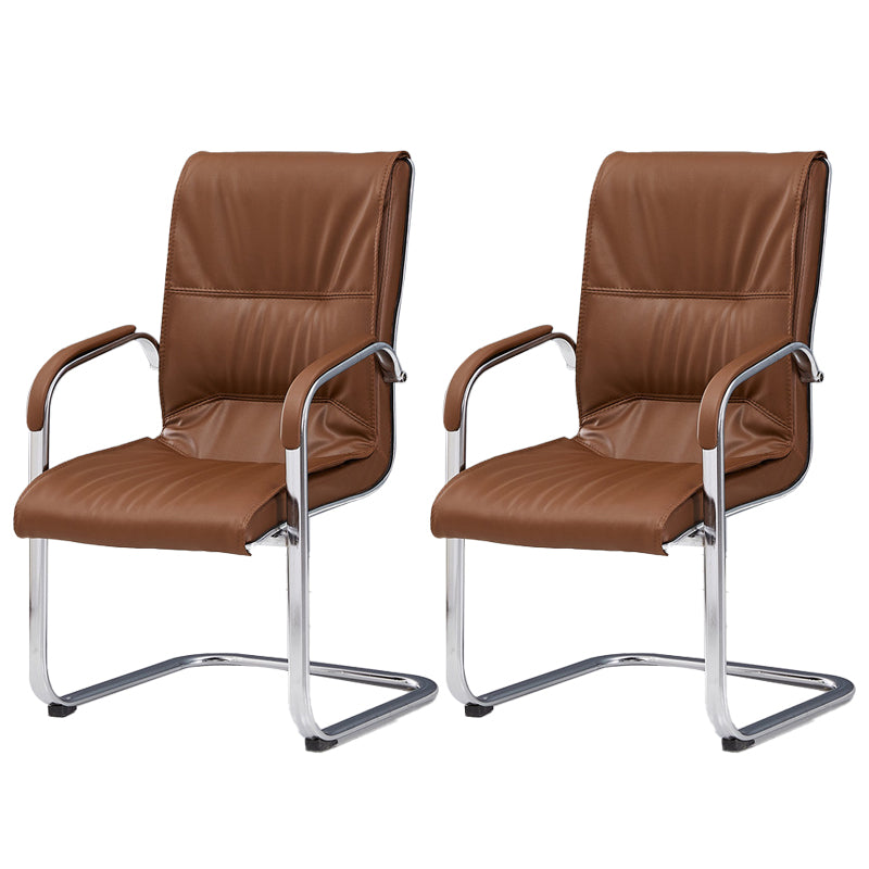 Chaise de back-office de milieu / haut moderne chaise de tâche de base en métal pour le bureau