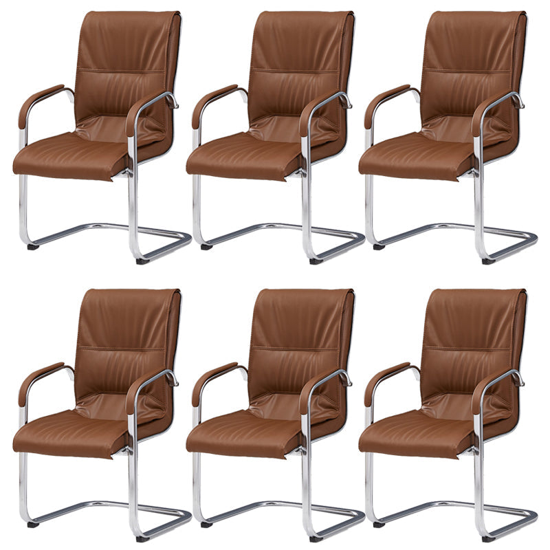 Chaise de back-office de milieu / haut moderne chaise de tâche de base en métal pour le bureau