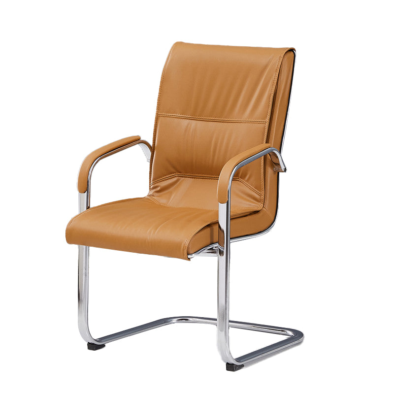 Chaise de back-office de milieu / haut moderne chaise de tâche de base en métal pour le bureau