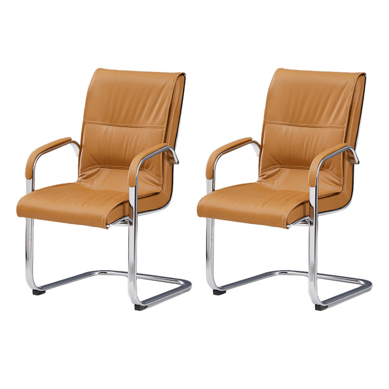 Chaise de back-office de milieu / haut moderne chaise de tâche de base en métal pour le bureau