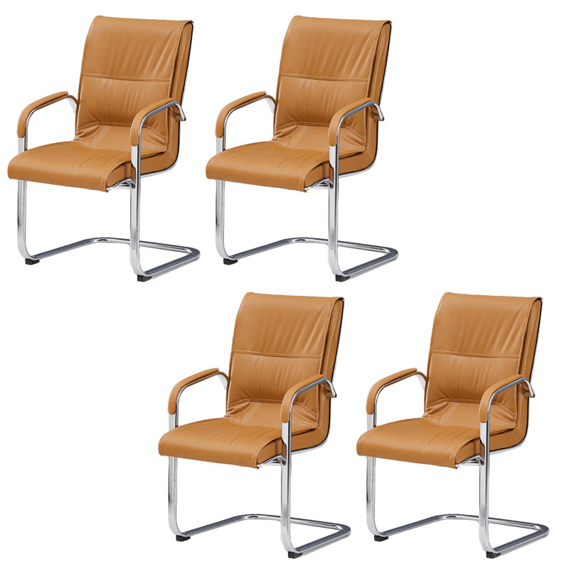 Chaise de back-office de milieu / haut moderne chaise de tâche de base en métal pour le bureau