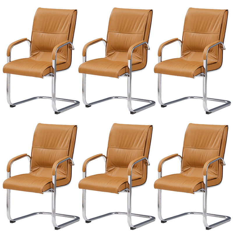 Chaise de back-office de milieu / haut moderne chaise de tâche de base en métal pour le bureau