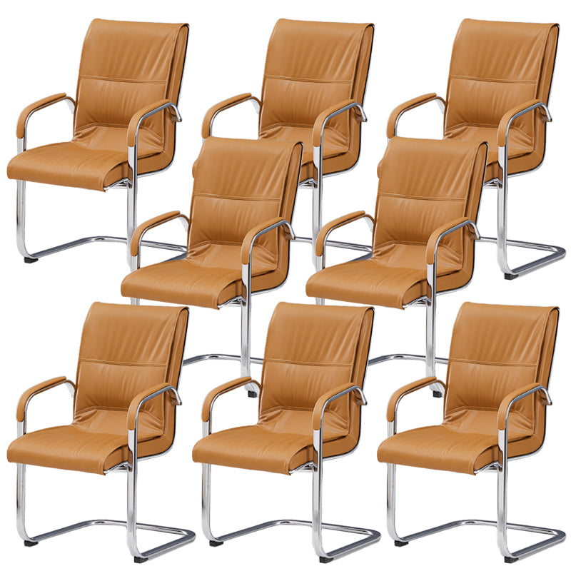 Chaise de back-office de milieu / haut moderne chaise de tâche de base en métal pour le bureau