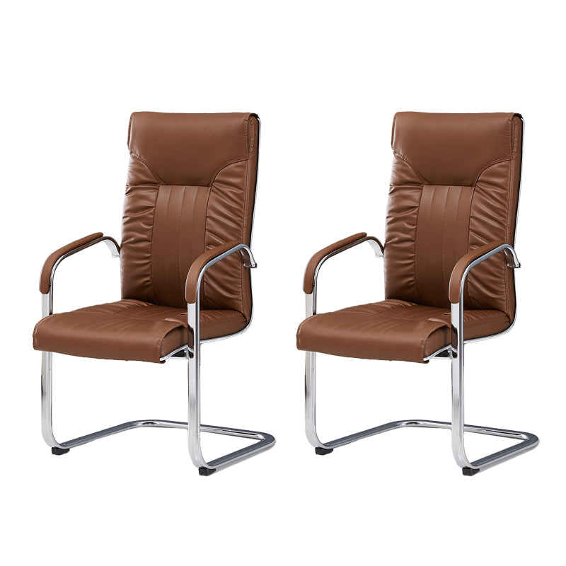 Chaise de back-office de milieu / haut moderne chaise de tâche de base en métal pour le bureau