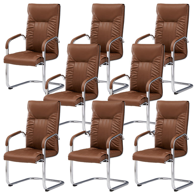 Chaise de back-office de milieu / haut moderne chaise de tâche de base en métal pour le bureau