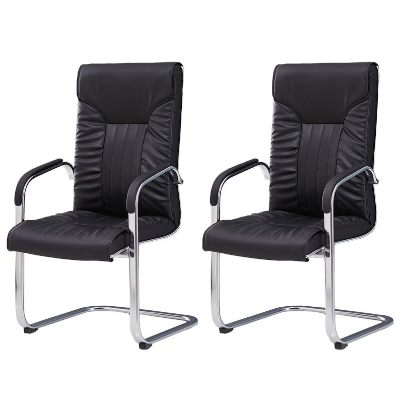 Chaise de back-office de milieu / haut moderne chaise de tâche de base en métal pour le bureau