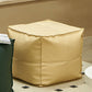 Modern Orange Pure Color Pouf PU Leather Water Resistant Pouf Clearhalo 'furn' 'furn_ottomans_poufs' 'Furniture' 'Living Room Furniture' 'Ottomans & Poufs' 'ottomans_poufs' 7369567