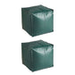 Modern Orange Pure Color Pouf PU Leather Water Resistant Pouf Dark Green 2 Piece Set Clearhalo 'furn' 'furn_ottomans_poufs' 'Furniture' 'Living Room Furniture' 'Ottomans & Poufs' 'ottomans_poufs' 7369572