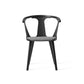 Solid Wood Side Chair Fixed Back Lounge Chair for Living Room Black Cotton and Linen 1 Piece Clearhalo 'Accent Chairs' 'accent_chairs' 'Chairs & Seating' 'furn' 'furn_accent_chairs' 'Furniture' 'Living Room Furniture' 7369851