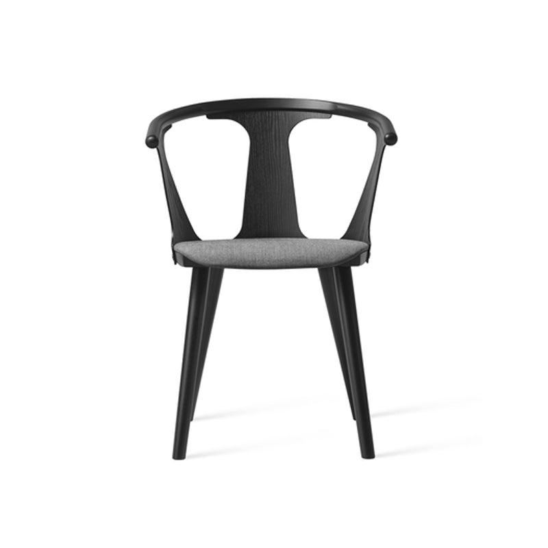 Solid Wood Side Chair Fixed Back Lounge Chair for Living Room Black Cotton and Linen 1 Piece Clearhalo 'Accent Chairs' 'accent_chairs' 'Chairs & Seating' 'furn' 'furn_accent_chairs' 'Furniture' 'Living Room Furniture' 7369851